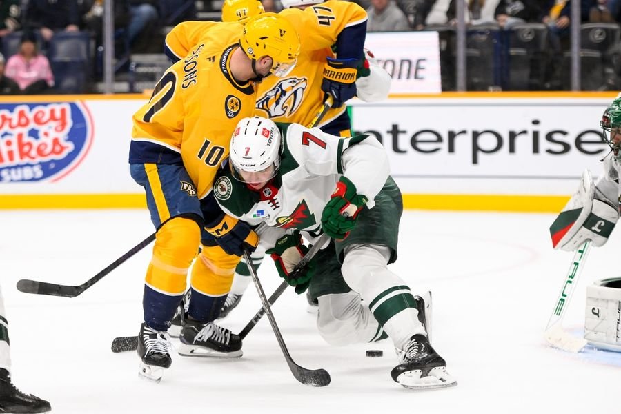 NHL: Minnesota Wild at Nashville Predators